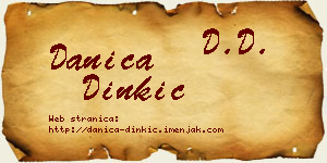 Danica Dinkić vizit kartica